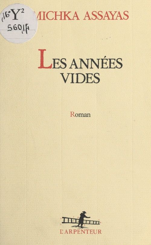 ebook cover of Les années vides, by Michka Assayas