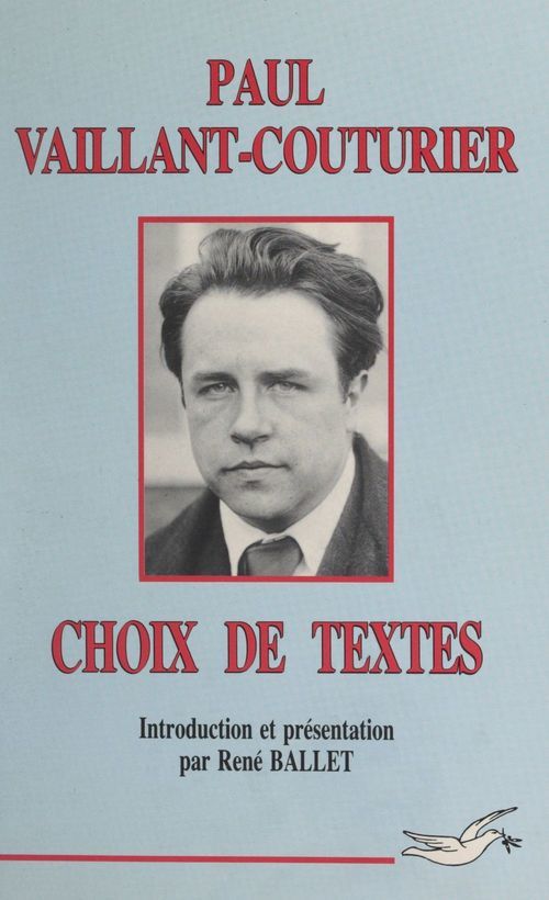 Couverture ebook de Choix de textes, de Paul Vaillant-Couturier