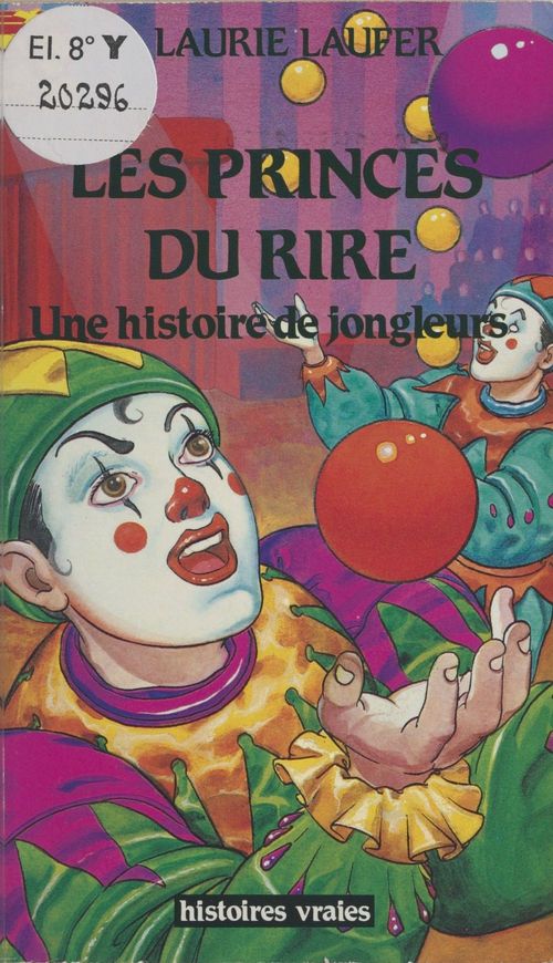 Couverture ebook de Les princes du rire : une histoire de jongleurs, de L Laufer