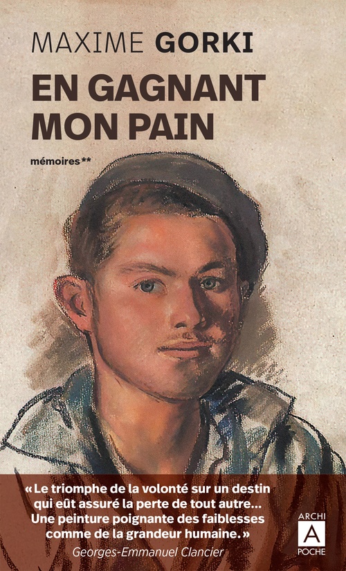Couverture ebook de En gagnant mon pain, de Maxime Gorki