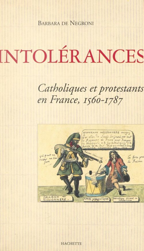 ebook cover of Intolérances, by Barbara De Negroni