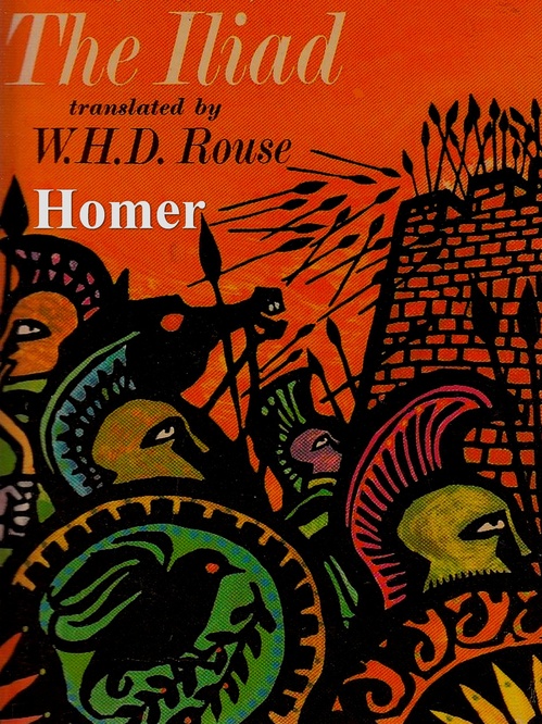 ebook cover of The Iliad, by Homer