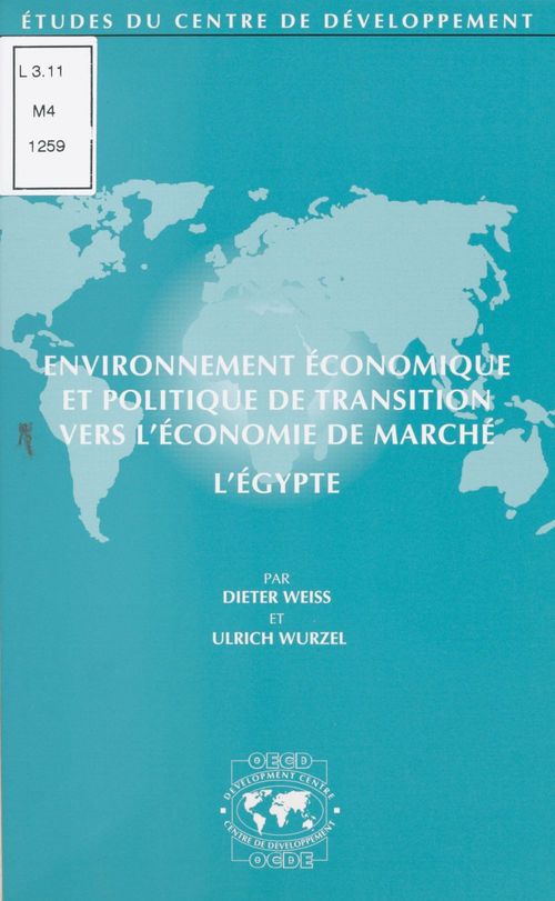 ebook cover of Environnement économique et politique de transition vers l'économie de marché : l'Égypte, by Centre De Developpement De L'Ocde