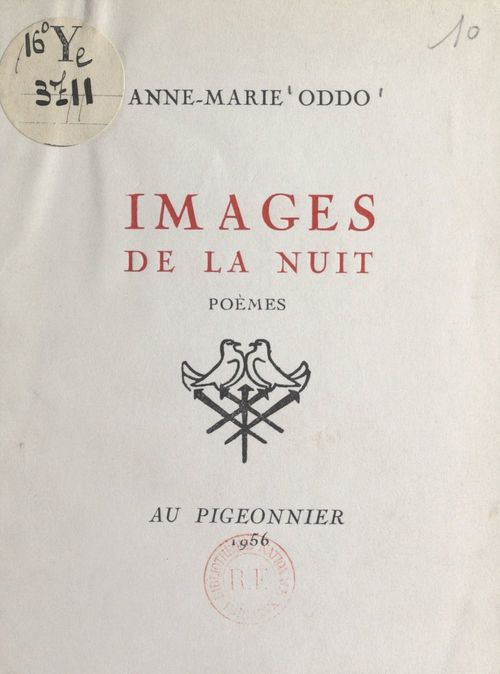 Couverture ebook de Images de la nuit, de Anne-Marie Oddo