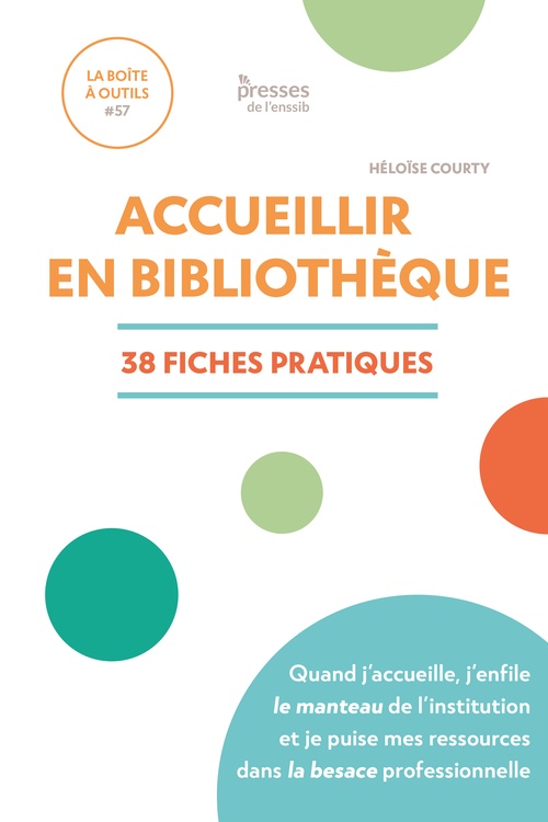 ebook cover of Accueillir en bibliothèque, by Héloïse Courty