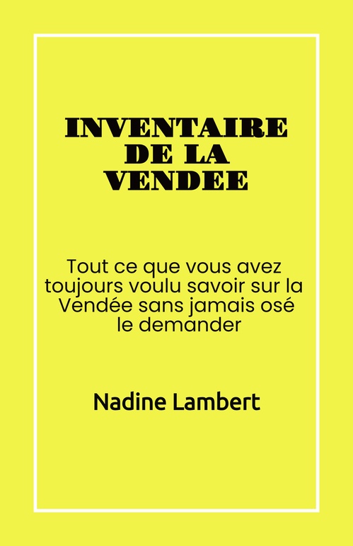 ebook cover of Inventaire de la Vendée, by Nadine Lambert