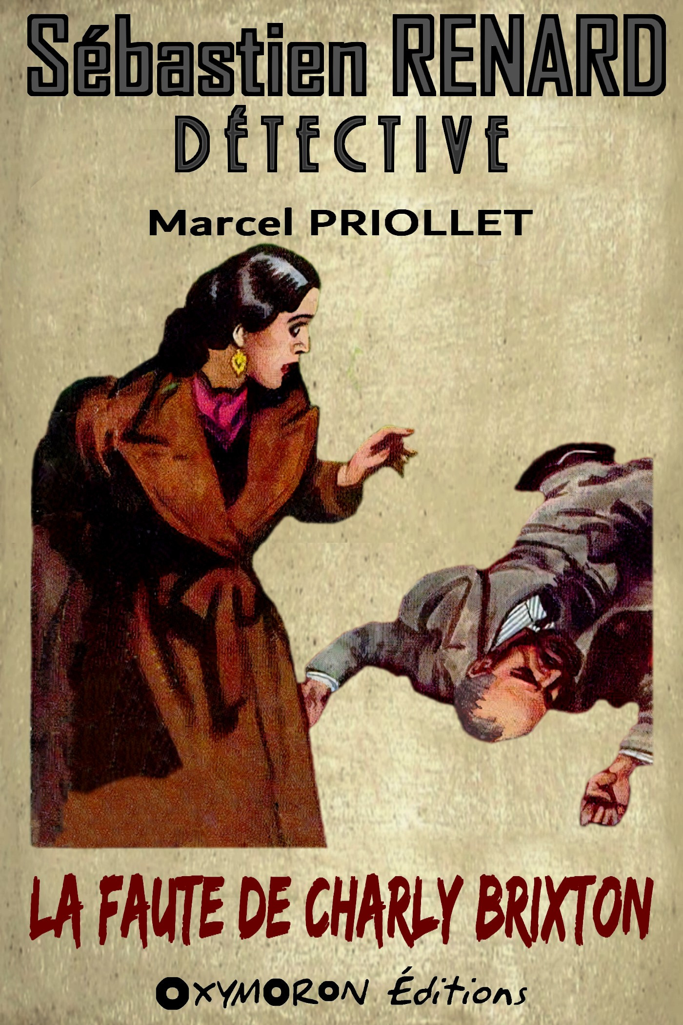 ebook cover of La faute de Charly Brixton, by Marcel Priollet