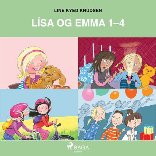 audiobook cover of Lísa og Emma, by Line Kyed Knudsen