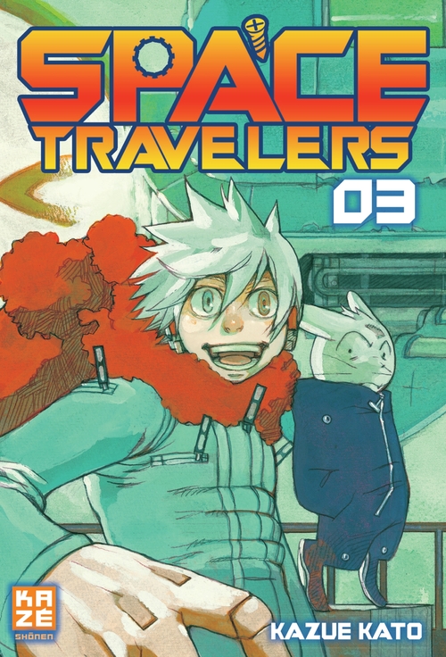 Couverture ebook de Space Travelers T03, de Kazue Kato