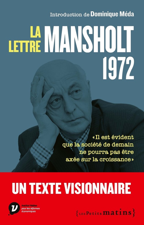 Couverture ebook de La Lettre Mansholt 1972, de Collectif