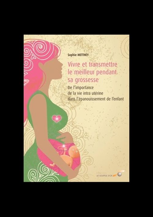 ebook cover of Vivre et transmettre le meilleur pendant sa grossesse, by Sophie Metthey