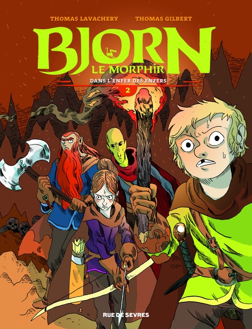 Couverture ebook de Bjorn le Morphir - Tome 2 - Dans l'enfer des enfer, de Thomas Lavachery, Thomas Gilbert