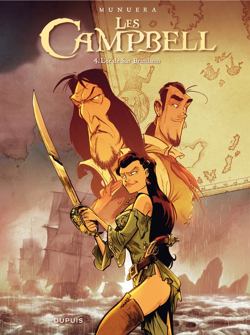 Couverture ebook de Les Campbell - Tome 4 - L'or de San Brandamo, de José-Luis Munuera