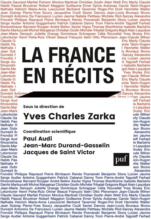 ebook cover of La France en récits, by Yves-Charles Zarka