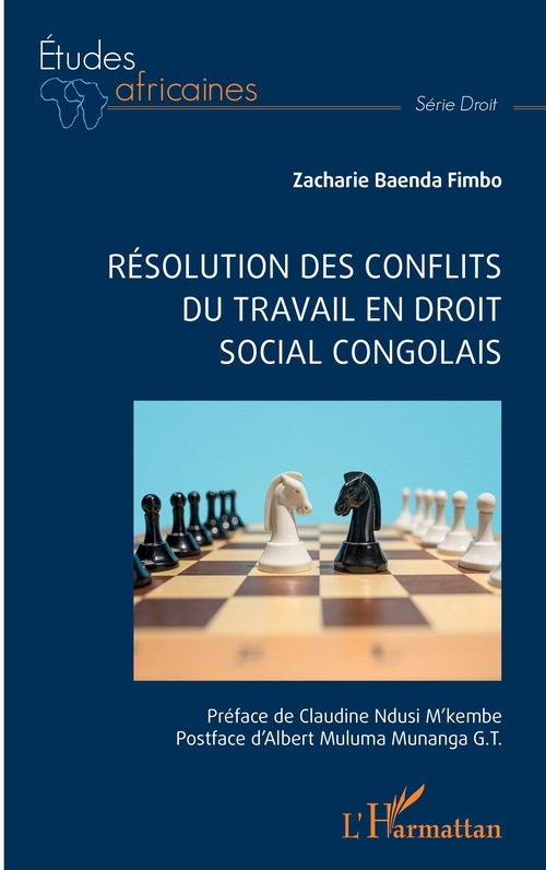 ebook cover of Résolution des conflits du travail en droit social congolais, by Zacharie Baenda Fimbo