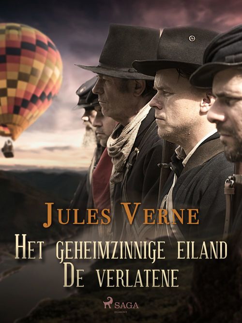 Couverture ebook de Het geheimzinnige eiland - De verlatene, de Jules Verne