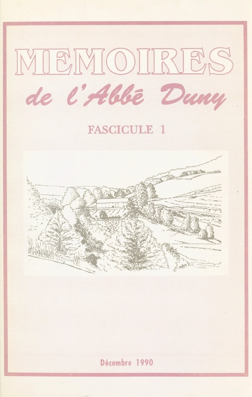 Couverture ebook de Mémoires de l'abbé Duny (1), de Pierre-Armand Duny