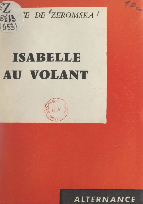 ebook cover of Isabelle au volant, by Edvige De Zeromska