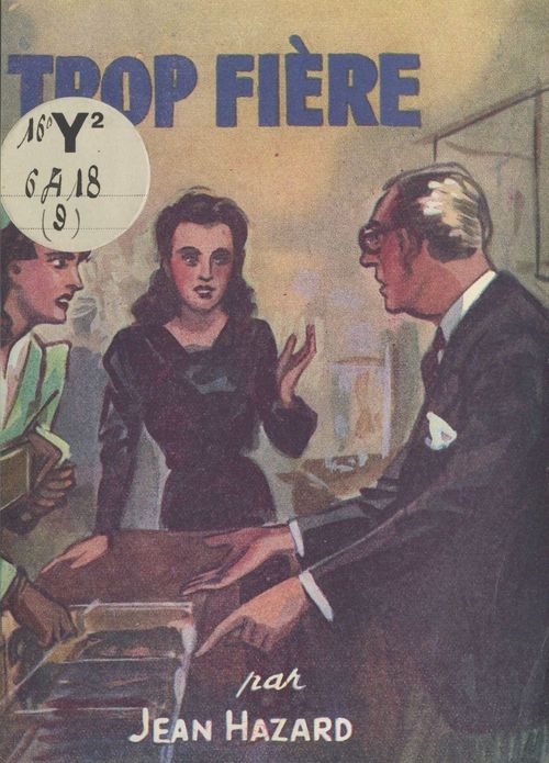Couverture ebook de Trop fière, de Jean Hasard