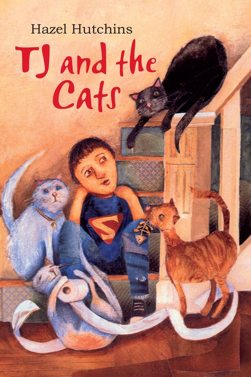 Couverture ebook de TJ and the Cats, de Hazel Hutchins