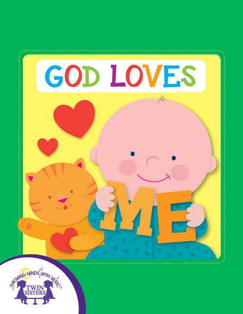 ebook cover of God Loves Me, by Kim Mitzo Thompson, Karen Mitzo Hilderbrand