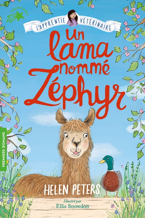 ebook cover of Jasmine l'apprentie vétérinaire (Tome 15) - Un lama nommé Zéphyr, by Helen Peters