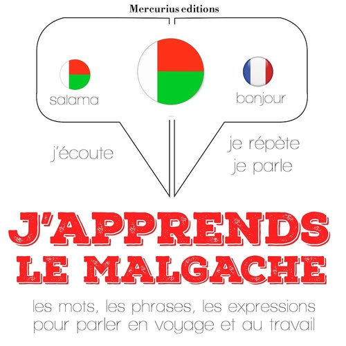 audiobook cover of J'apprends le malgache, by JM Gardner