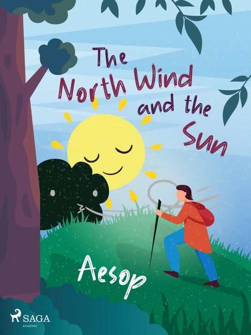 ebook cover of The North Wind and the Sun, by -  Aesop