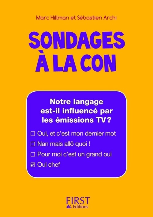 ebook cover of Petit Livre de - Sondages à la con, by Sébastien Archi, Marc Hillman