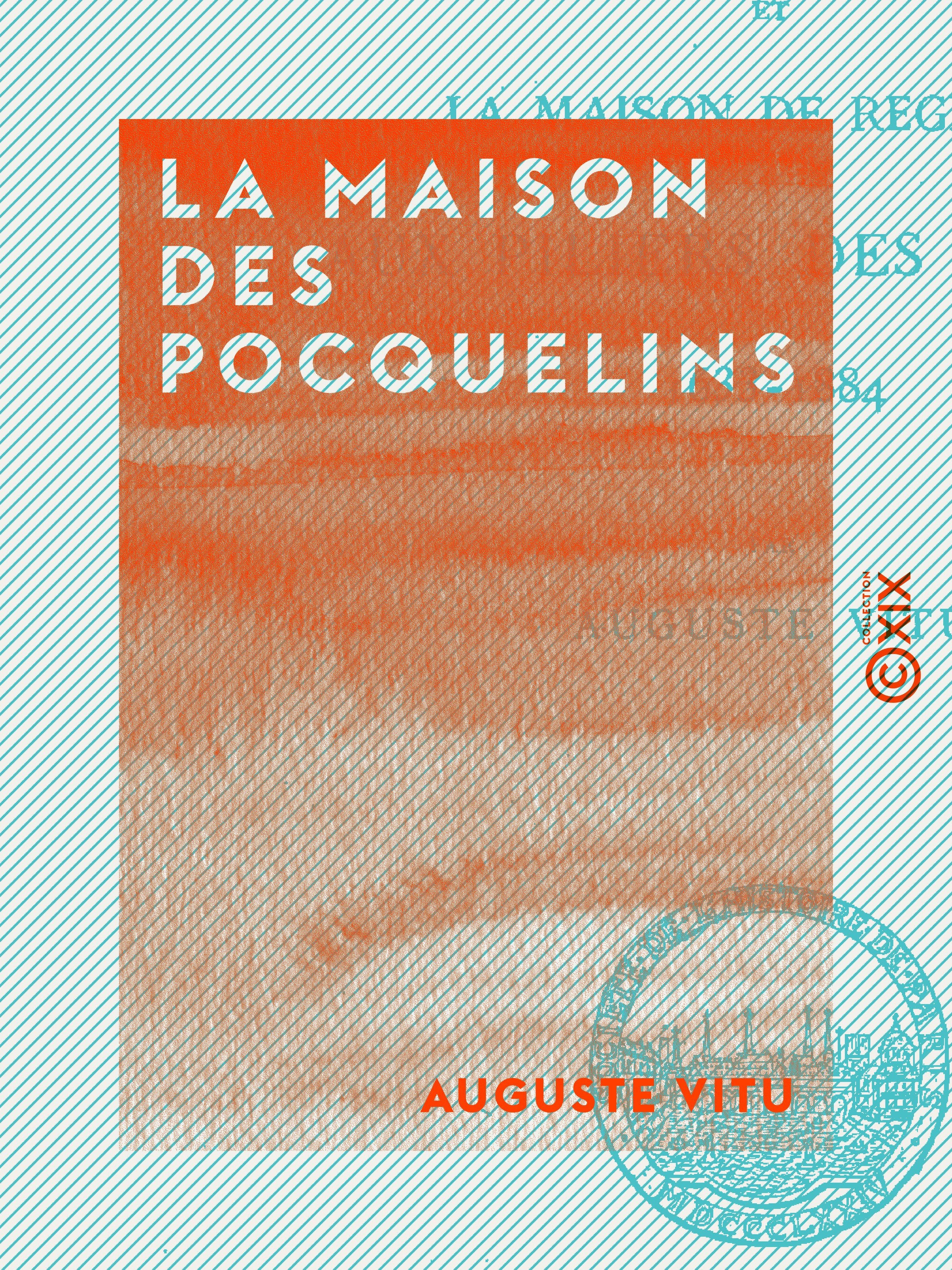 ebook cover of La Maison des Pocquelins, by Auguste Vitu