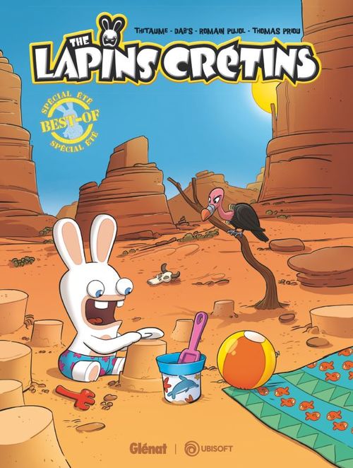 Couverture ebook de The Lapins Crétins - Best of Spécial été, de Thomas Priou, Romain Pujol
