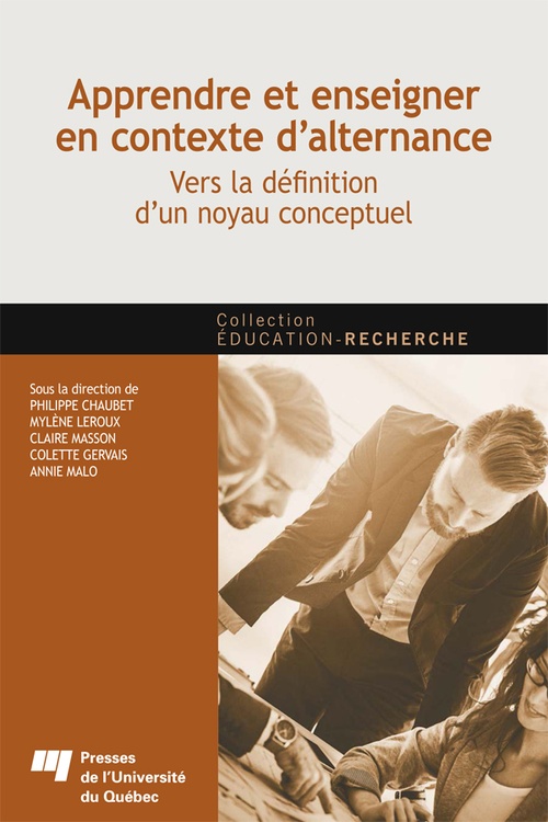 Couverture ebook de Apprendre et enseigner en contexte d'alternance, de Philippe Chaubet