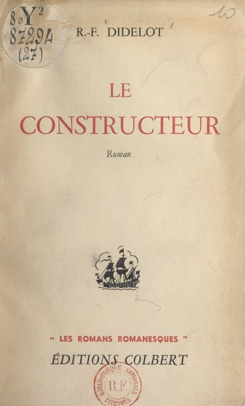 Couverture ebook de Le constructeur, de Roger-Francis Didelot