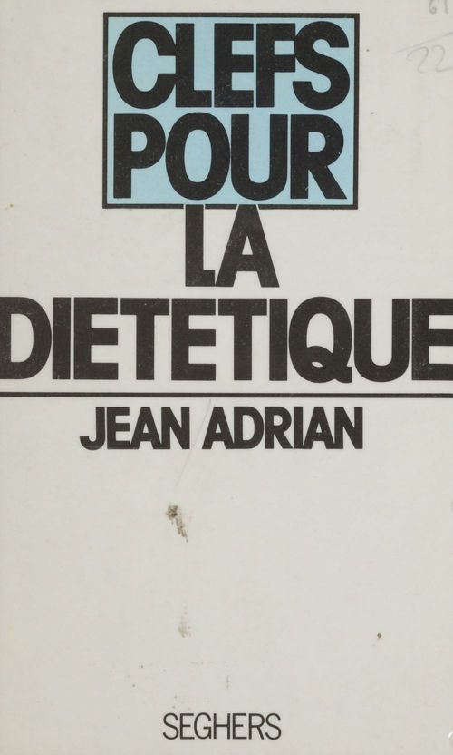 ebook cover of La diététique, by Jean Adrian