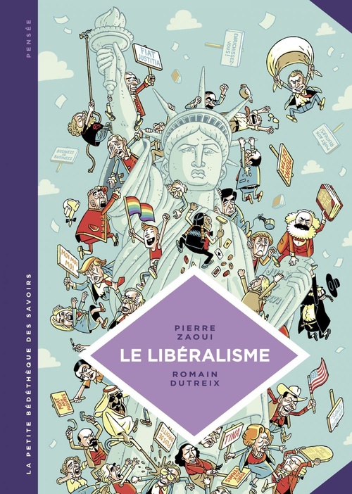 ebook cover of La petite Bédéthèque des Savoirs - Le libéralisme. Enquête sur une galaxie floue., by Pierre Zaoui