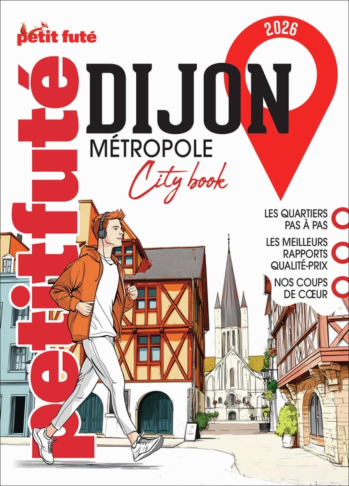 Couverture ebook de Guide Dijon 2026 Petit Futé, de Collectif