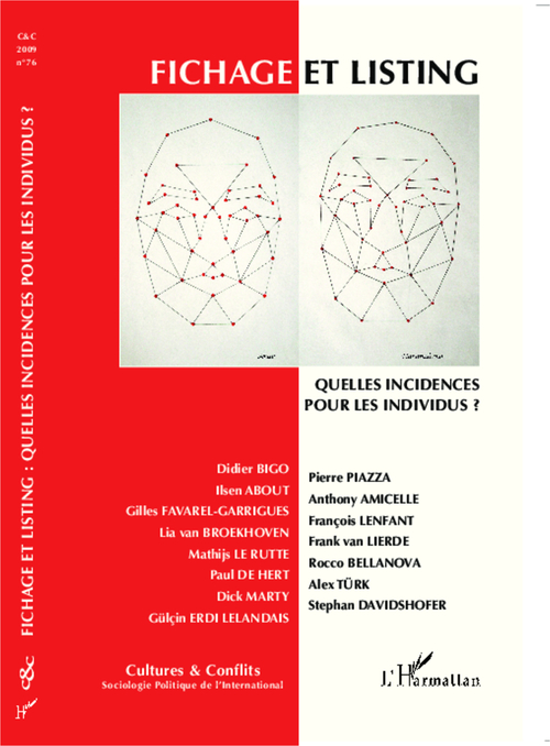 ebook cover of Fichage et listing, by Revue cultures & conflits
