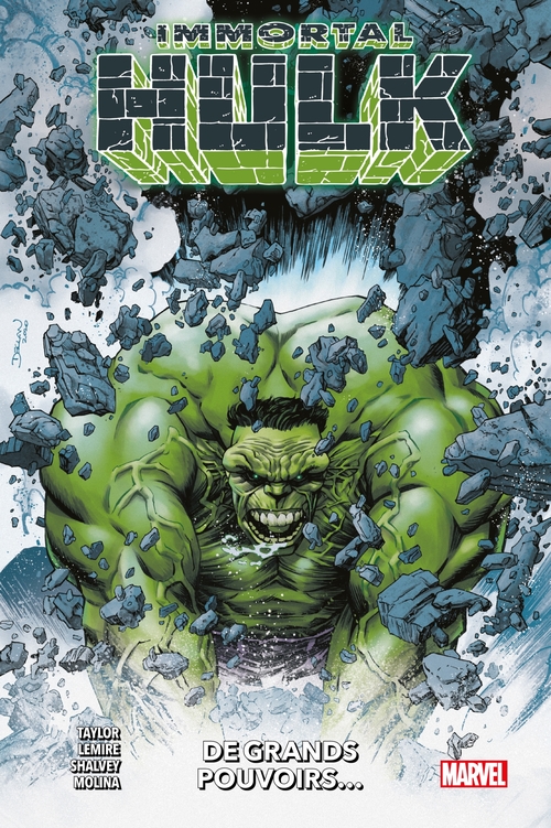 ebook cover of Immortal Hulk : De grands pouvoirs..., by Tom Taylor, Jeff Lemire, Declan Shalvey
