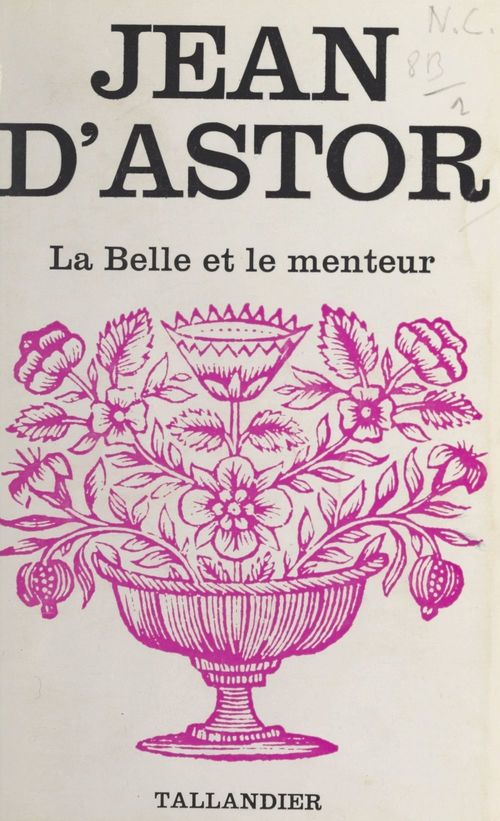 Couverture ebook de La belle et le menteur, de Jean D'Astor