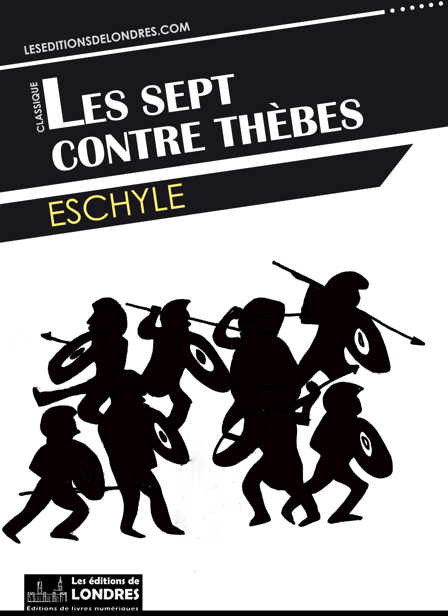 Couverture ebook de Les sept contre Thèbes, de Eschyle