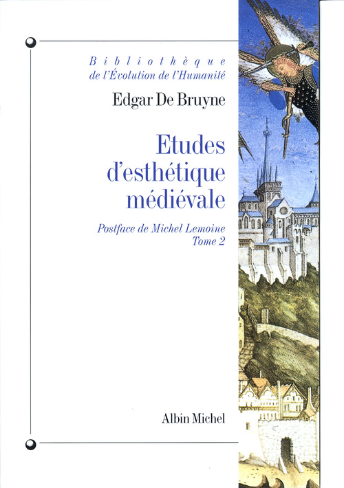 Couverture ebook de Études d'esthétique médiévale - tome 2, de Bruyne Edgar