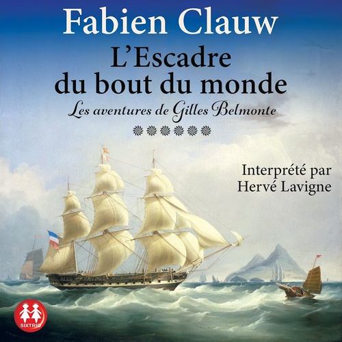 Couverture audiobook de L'escadre du bout du monde, de Fabien Clauw