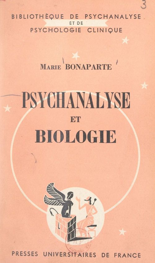 ebook cover of Psychanalyse et biologie, by Marie Bonaparte