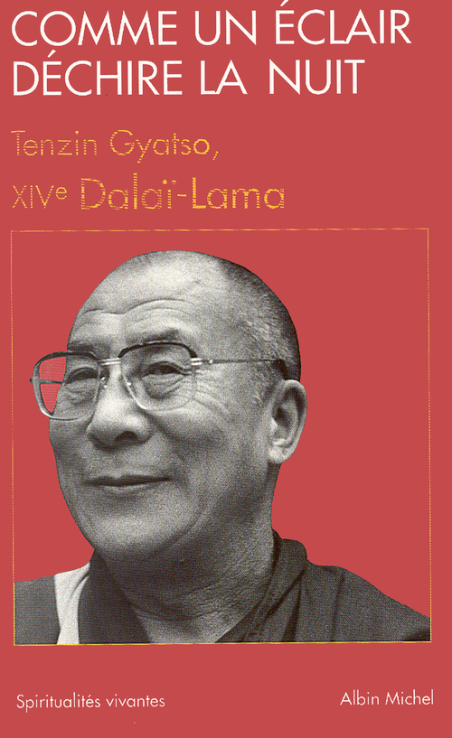 Couverture ebook de Comme un éclair déchire la nuit, de Dalaï-Lama