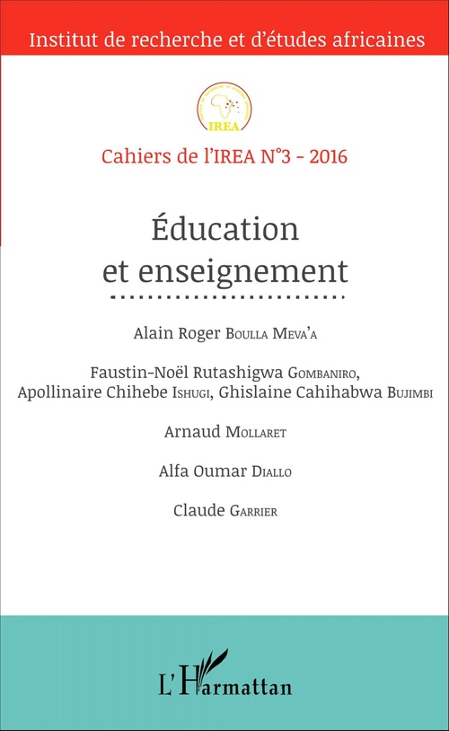 ebook cover of Education et enseignement, by Cahiers De L'Irea