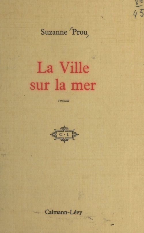 Couverture ebook de La ville sur la mer, de Suzanne Prou