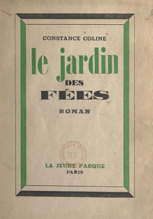 Couverture ebook de Le jardin des fées, de Constance Coline