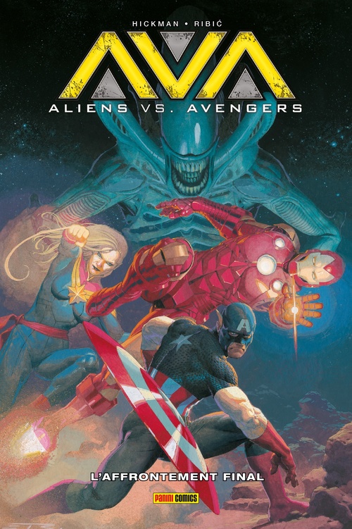ebook cover of Aliens vs. Avengers : L'affrontement final, by Jonathan Hickman