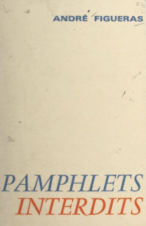 ebook cover of Pamphlets interdits, by Andre Figueras