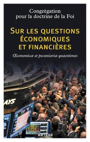 Couverture ebook de Sur les questions économiques et financières, de Congregation Pour La